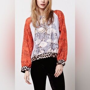 Rare Anthropologie Ballerina Blouse by L.P.O. Laurence Mahéo